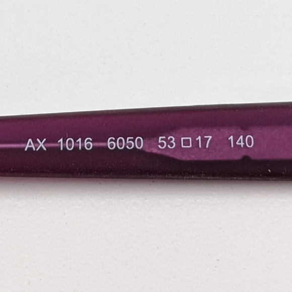 🕶️Armani Exchange AX1016 6050 Eyeglasses 53/17 140 /KAB240🕶️​ - Picture 3 of 6